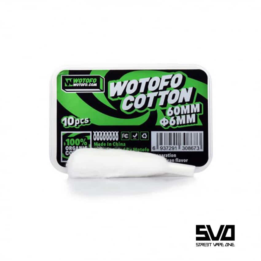 Wotofo Organic Cotton 60mm Ø6mm 10pcs