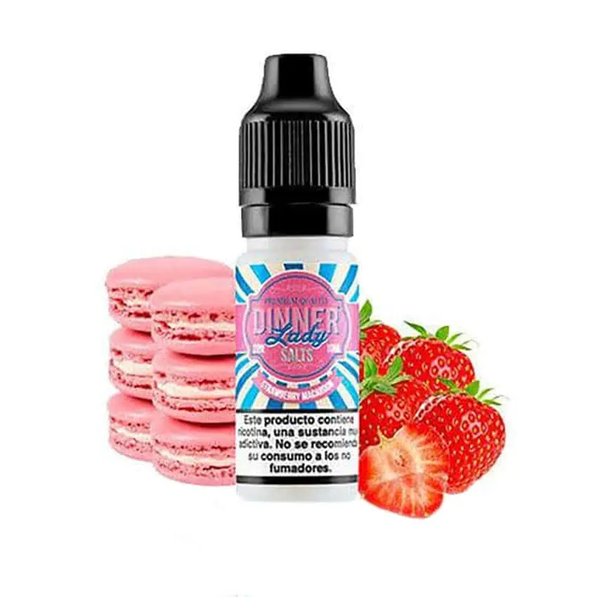 Dinner Lady Salts Strawberry Macaroon 10ml