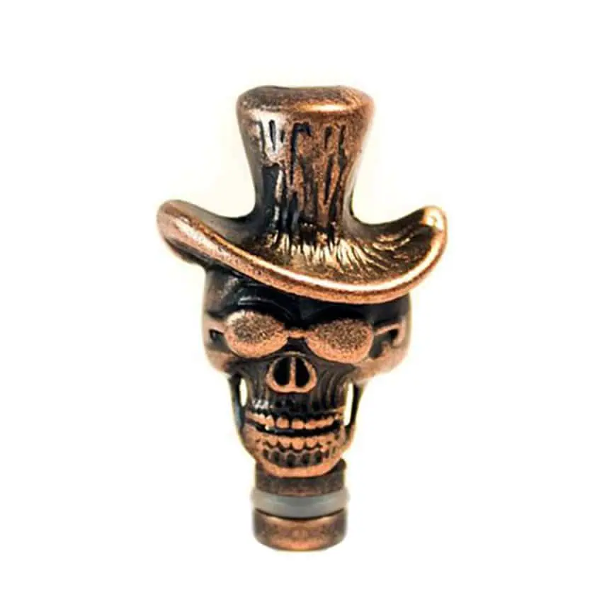 Drip Tip 510 Skull Metal
