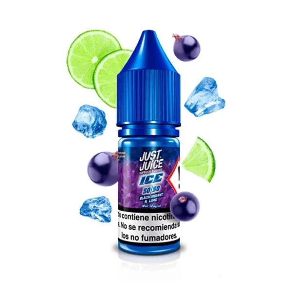 Just Juice Ice Blackcurrant Lime 50:50 10ml