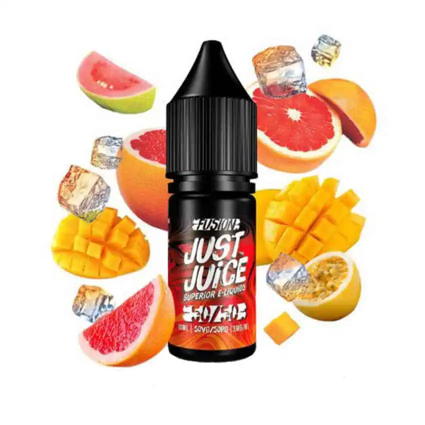 Just Juice Nic Salt Fusion Blood Orange Mango On Ice 10ml