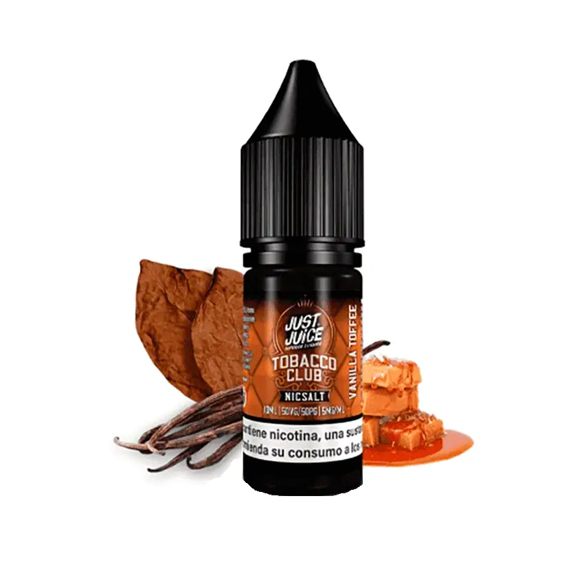 Just Juice Nic Salt Tobacco Club Vanilla Toffee 10ml
