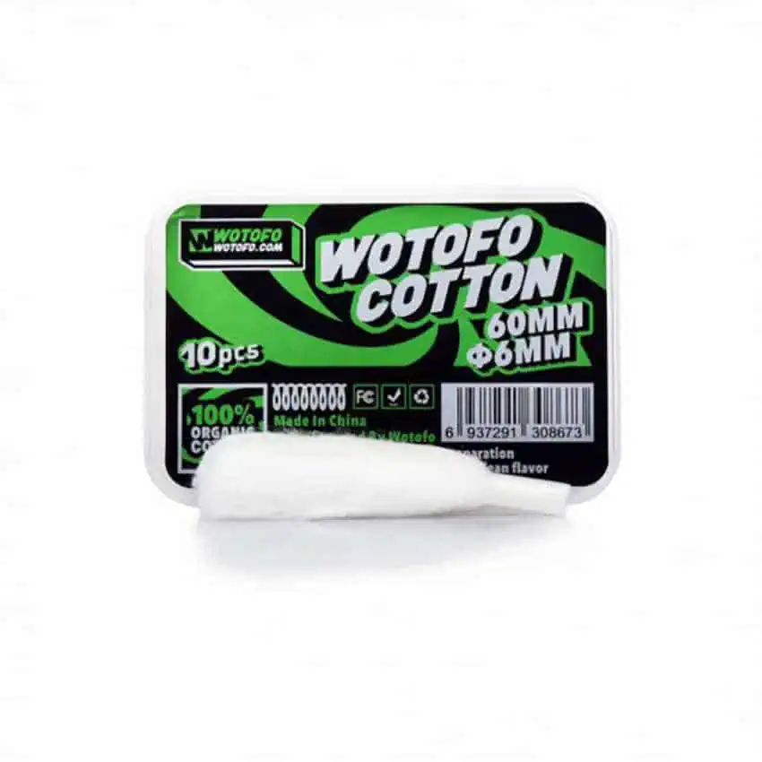 Wotofo Organic Cotton 60mm 10pcs