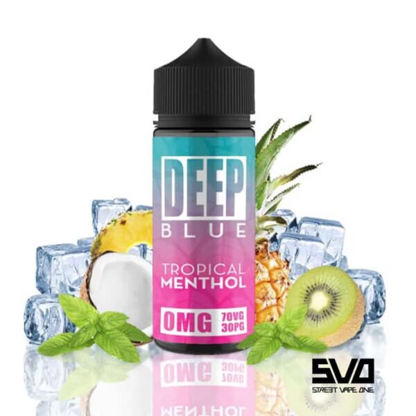 Deep Blue Tropical Menthol 100ml