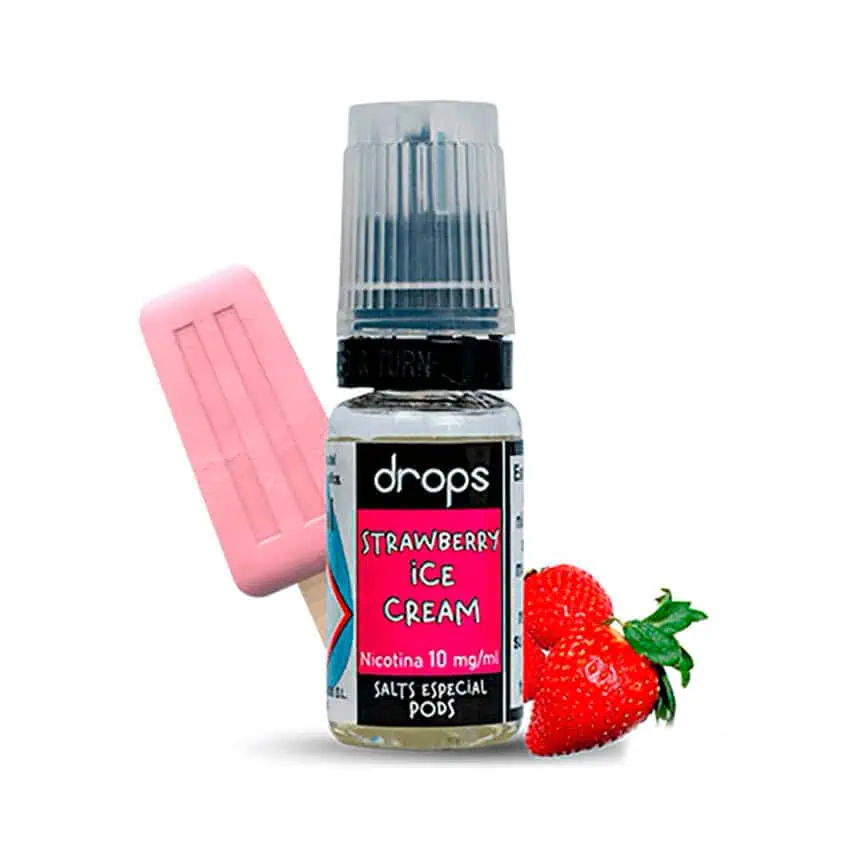 Drops Bar Salts Strawberry Ice Cream 10ml