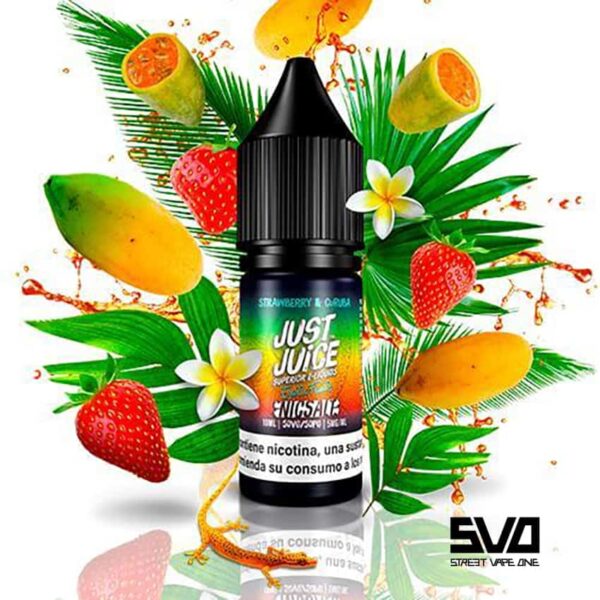 Just Juice Nic Salt Exotic Fruits Strawberry & Curuba 10ml