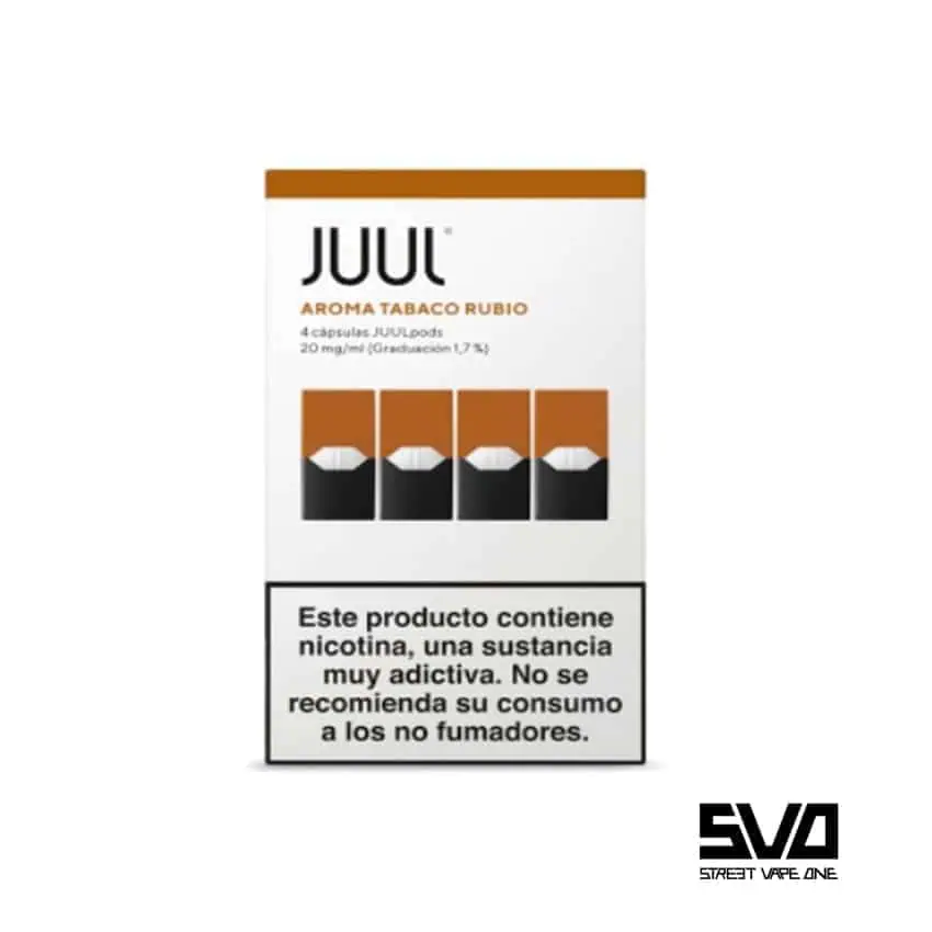 JUUL x4 Pods Tabaco Rubio