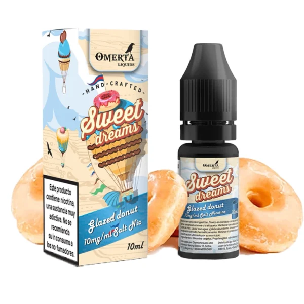 Omerta Sweet Dreams Salts Glazed Donut 10ml