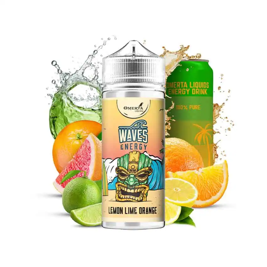 Omerta Waves Energy Lemon Lime Orange Longfill 30ml