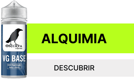Vape líquid VG Base para cigarrillos electrónicos, calidad alimentaria, en botella de 60ml.