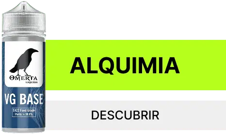 Vape líquid VG Base para cigarrillos electrónicos, calidad alimentaria, en botella de 60ml.