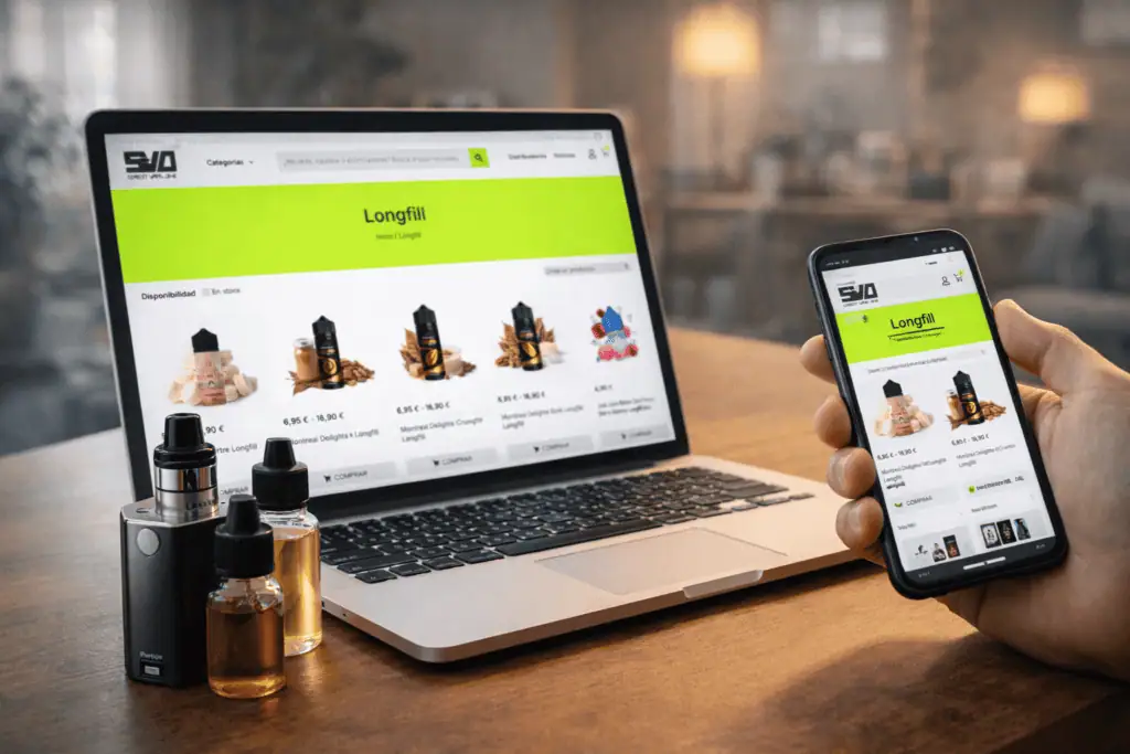 Vapers online en España para comprar líquidos y accesorios de vapeo.