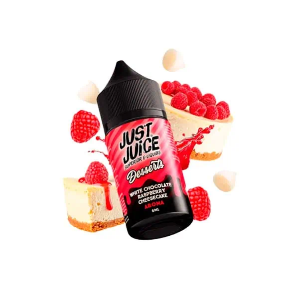 Just Juice Desserts White Chocolate Raspberry Cheesecake Longfill 6ml