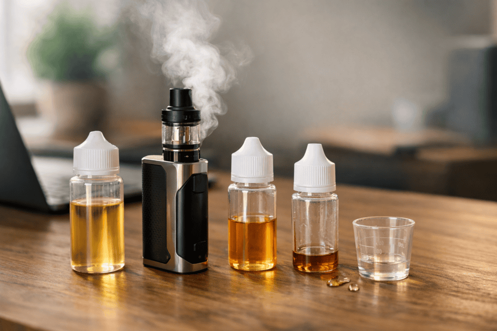 cuanto liquido consume un vaper al dia