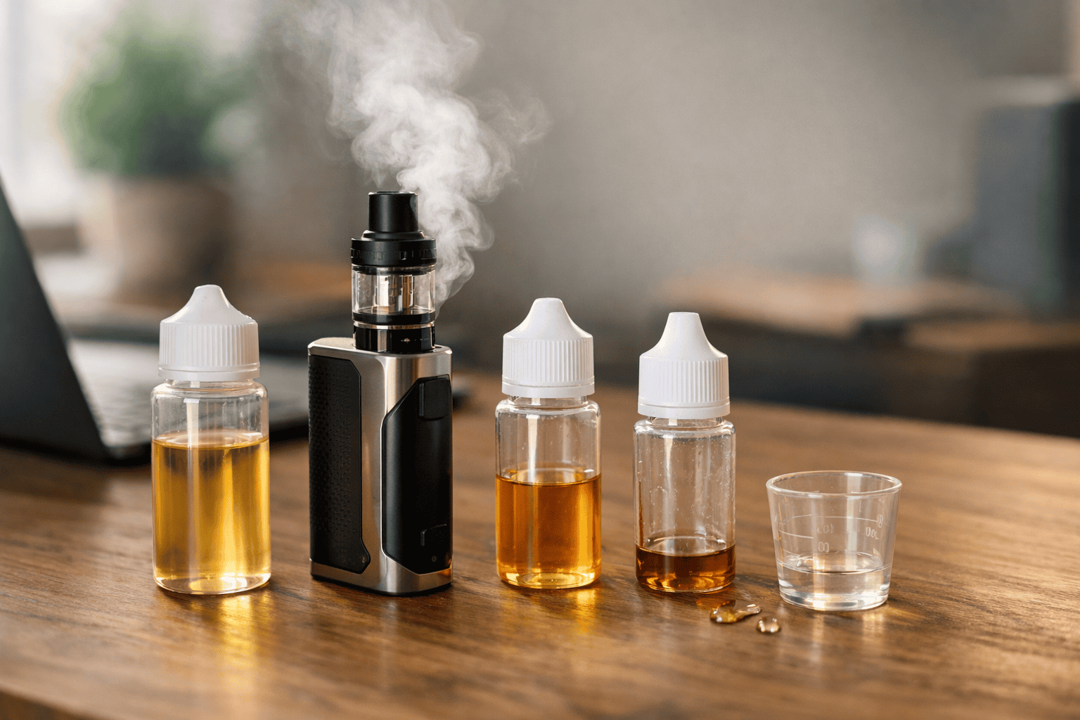 cuanto liquido consume un vaper al dia