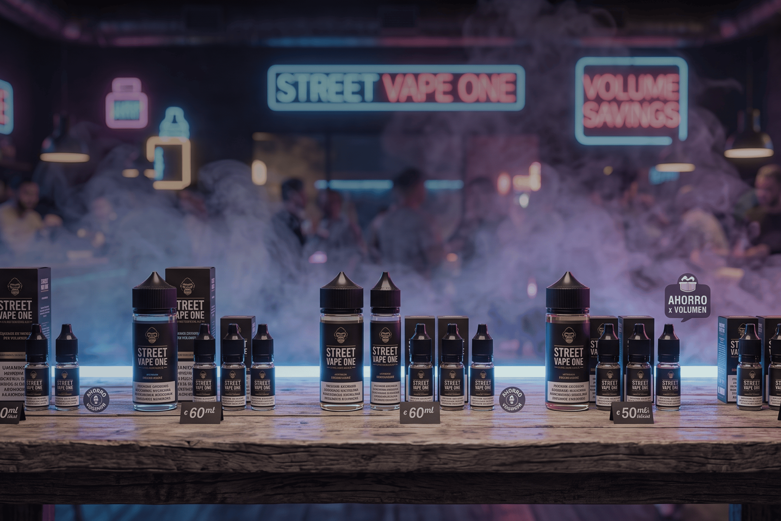 líquidos de vapeo por volumen