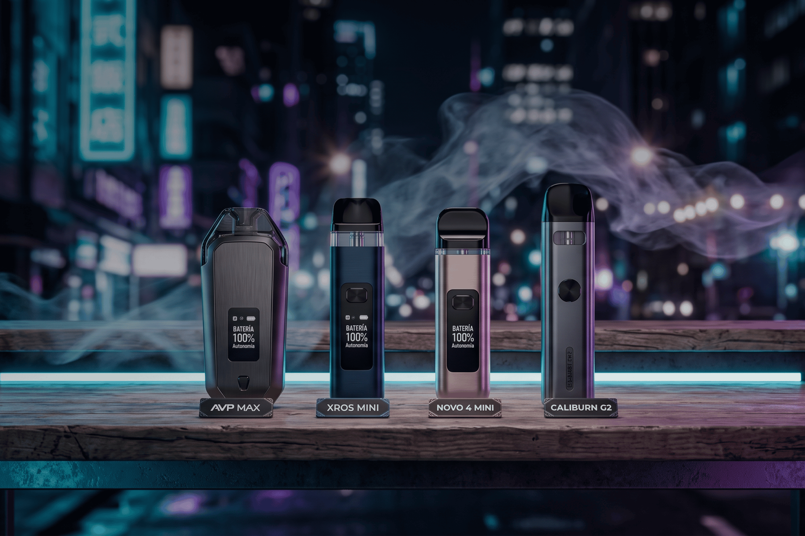 pods recargables con mejor autonomía