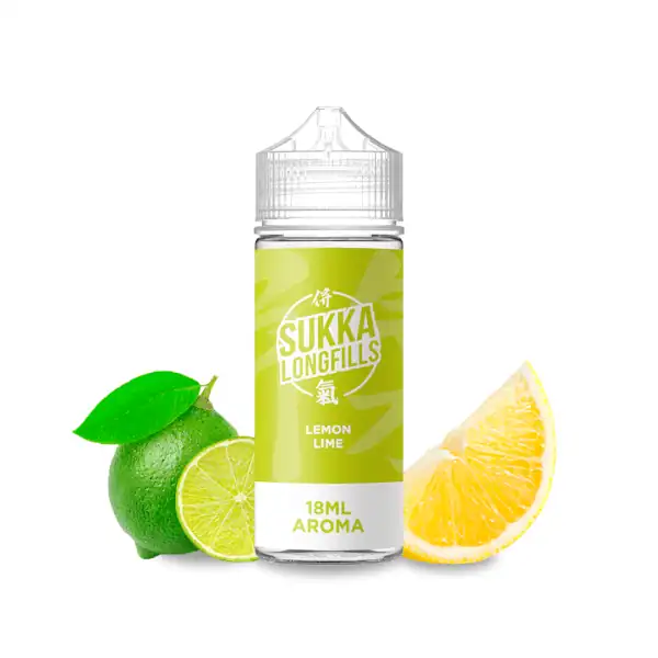 Aceite para vapear sabor limón y lima, 18ml, ideal para mezclas en vape.