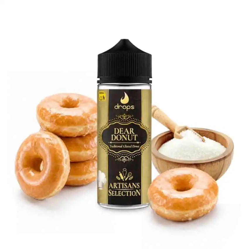 E-Liquid de Donut para vapear, sabor dulce y tradicional.