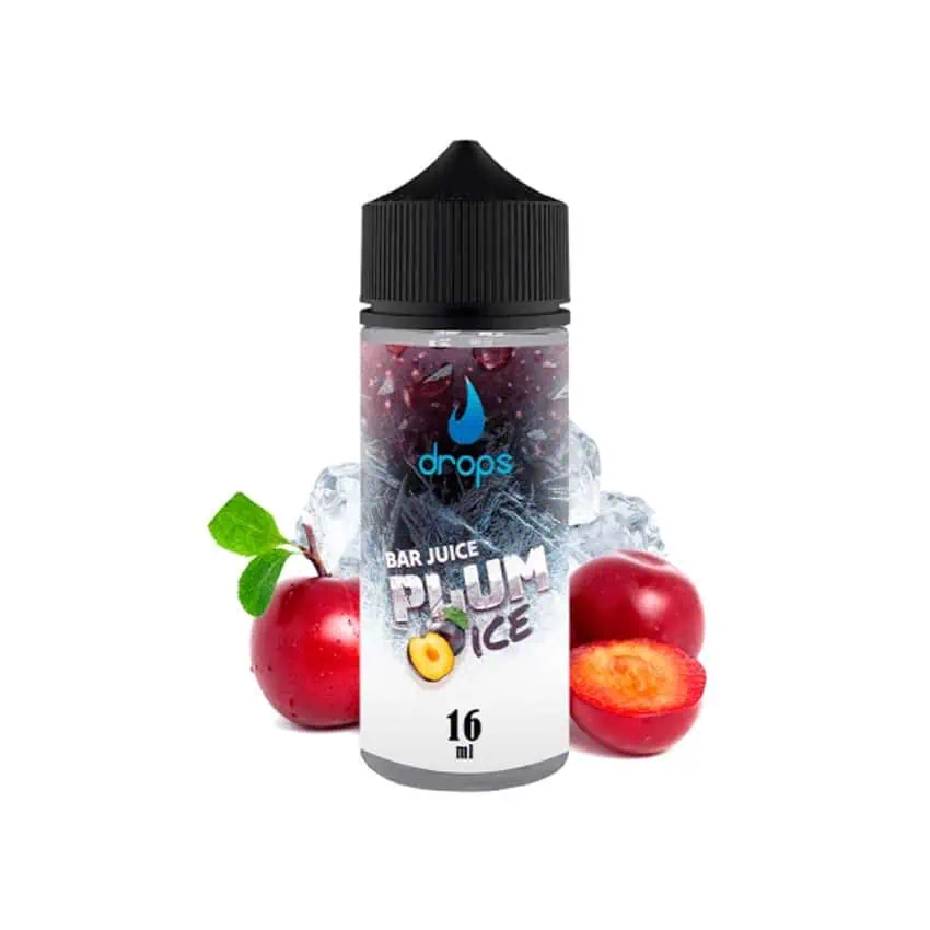 E-líquido Plum Ice para vapear, sabor a ciruela y hielo, 16 ml.