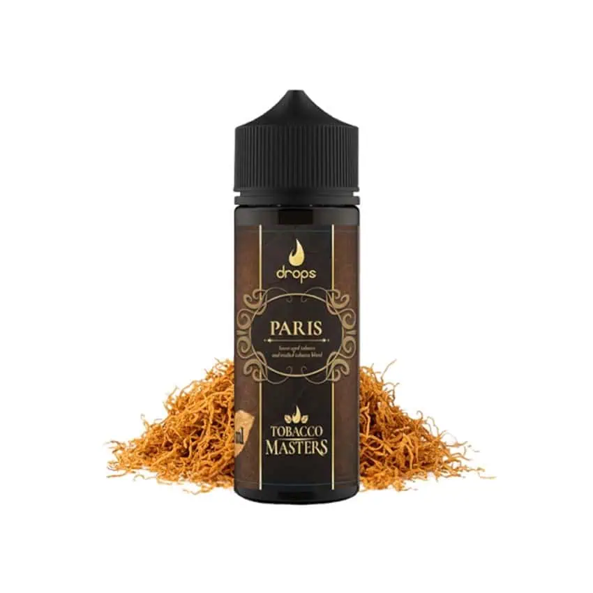 E-líquido Drops Tobacco Masters Paris Longfill para vapear.